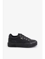 Dámské Tenisky Na Platformě Zateplené Big Star Černé