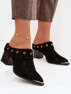 Klapky na podpatku model 225358 Step in style