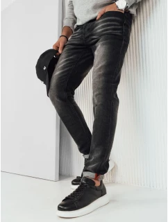 Pánské černé džínové kalhoty FashionStreet UX4248