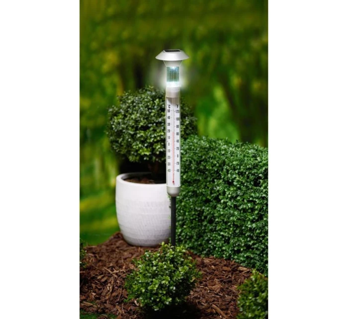 SOLÁRNÍ TEPLOMĚR S LED OSVĚTLENÍM H 97CM GRUNDIG SOLÁRNÍ TEPLOMĚR S LED OSVĚTLENÍM H 97CM GRUNDIG