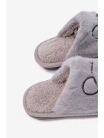 Dětské pantofle s kožešinou modré model 21793912 - Befado