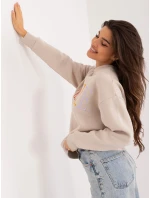 Bluza model 20170712 beżowy - FPrice