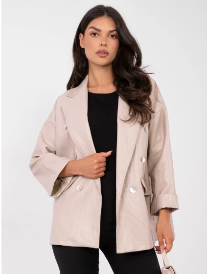 Marynarka IT MA model 21895845 beżowy - FPrice Marynarka IT MA model 21895845 beżowy - FPrice