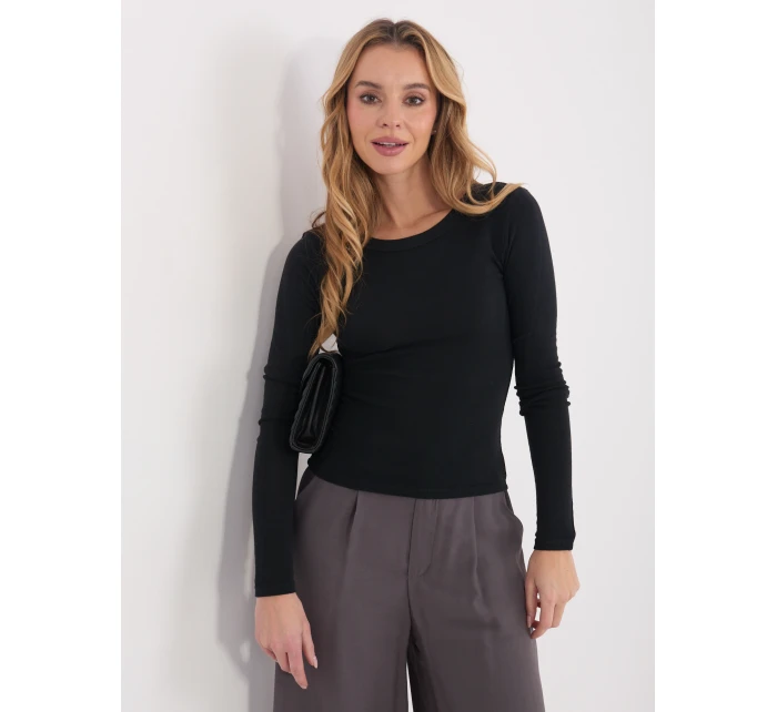 Bluzka WT BZ model 21875426 czarny - FPrice Bluzka WT BZ model 21875426 czarny - FPrice