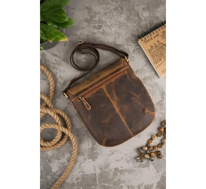 Přírodní kožená taška T-61-HBR 191537 Galanter Přírodní kožená taška T-61-HBR 191537 Galanter