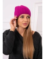 Dámská čepice Rebeka K345 fuchsiová - Oliwier Dámská čepice Rebeka K345 fuchsiová - Oliwier