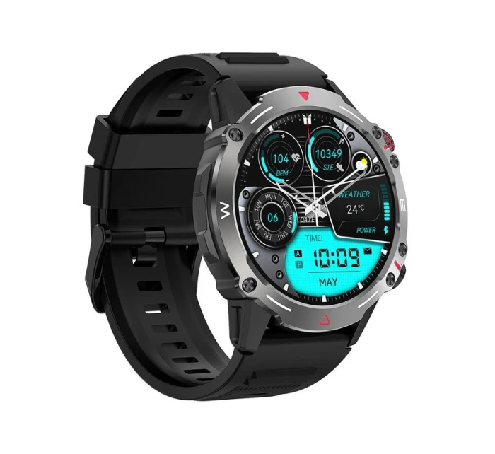 VELTORI VT110-1 Smartwatch Černý silikonový řemínek VELTORI VT110-1 Smartwatch Černý silikonový řemínek