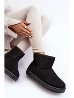 Dámské zimní boty s z kožešiny černé Big Star model 21637220 - Big Star Shoes