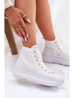 Vysoké Dámské Tenisky model 21694008 Bílé - Lee Cooper