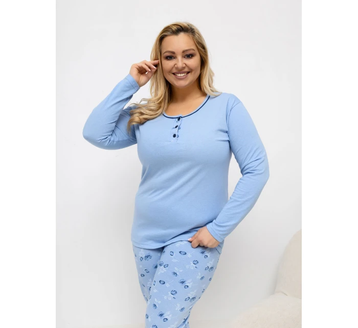 Piżama DU PI FP model 22016569 jasny niebieski - FPrice