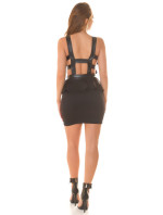 Sexy Club-minidress backless with peplum
