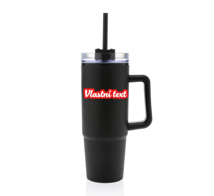 Personalizovaná termoska s průhledným víčkem s obrysem 