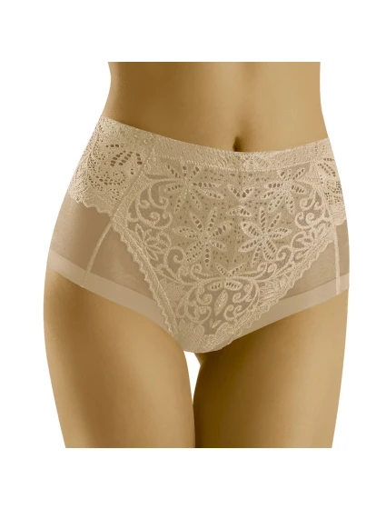 Dámské vyšší tvarující kalhotky model 20567639 Béžová - Wolbar Dámské vyšší tvarující kalhotky model 20567639 Béžová - Wolbar