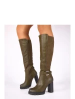 Kozačky na podpatku model 222344 Solea Kozačky na podpatku model 222344 Solea