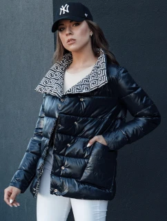 Dámská prošívaná přechodová bunda DELSY navy blue FashionStreet TY4465