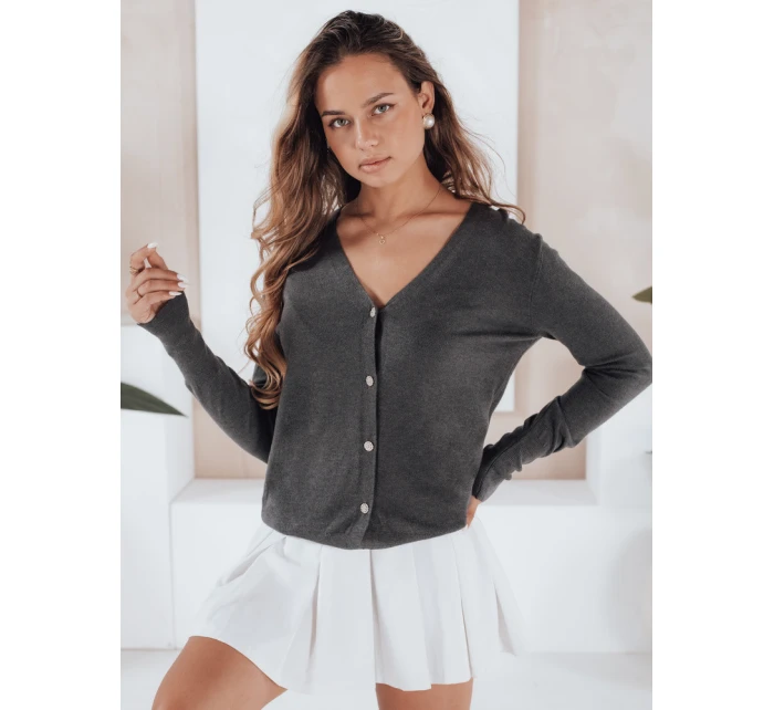 Dámský tmavě šedý svetr CHICGLOW FashionStreet MY2498