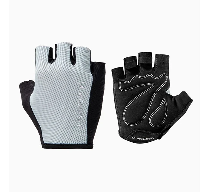 Cyklistické rukavice Wozinsky WRR-02L velikost L - šedé Cyklistické rukavice Wozinsky WRR-02L velikost L - šedé