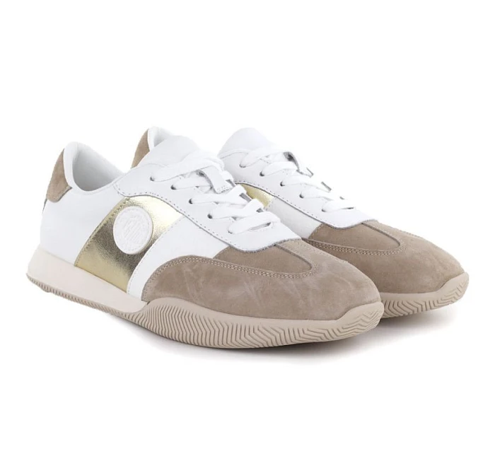 Dámské kožené polobotky bílo-béžové Artiker 58C1113 Dámské kožené polobotky bílo-béžové Artiker 58C1113