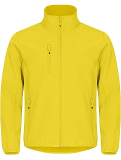 Classic Softshell Jkt M Pánská 3vrstvá softshellová bunda model 22471138 lemon - Clique