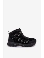 Pánské Kožené Trekingové Boty Big Star OO17433 HI-POLY SYSTEM Černé Pánské Kožené Trekingové Boty Big Star OO17433 HI-POLY SYSTEM Černé