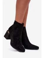 Zateplené dámské kotníkové boty na z černé model 21708739 - Boto Zateplené dámské kotníkové boty na z černé model 21708739 - Boto