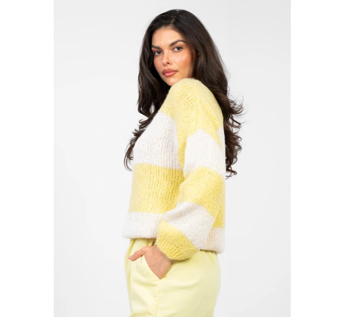 Sweter MI SW model 21958655 jasny żółty - FPrice