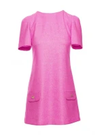 M855 Mini šaty do A - fuchsiové