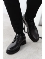 Pánské ponožky 056-206 černé se vzorem - Steven Pánské ponožky 056-206 černé se vzorem - Steven