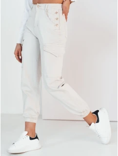 Dámské cargo kalhoty RIMANS light beige FashionStreet UY1935