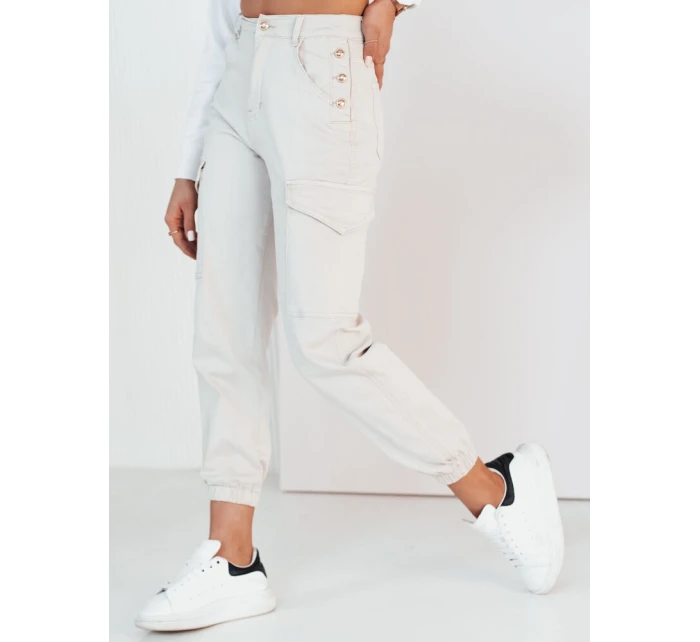 Dámské cargo kalhoty RIMANS light beige FashionStreet UY1935