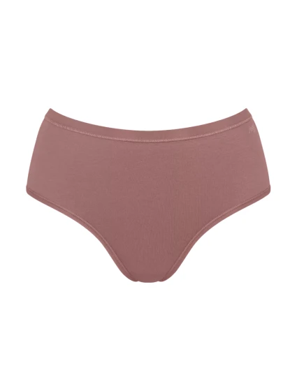 Dámské kalhotky GO Daily Cotton Midi - BROWN - tm. béžové 1141 - SLOGGI