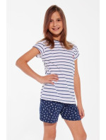 Dívčí pyžamo Cornette Young Girl 246/103 Marine kr/r 134-164
