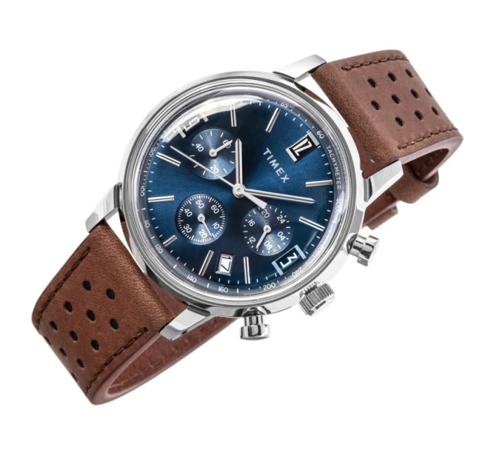 Pánské hodinky TIMEX Marlin® Chronograph Tachymeter TW2W10200 + BOX Pánské hodinky TIMEX Marlin® Chronograph Tachymeter TW2W10200 + BOX