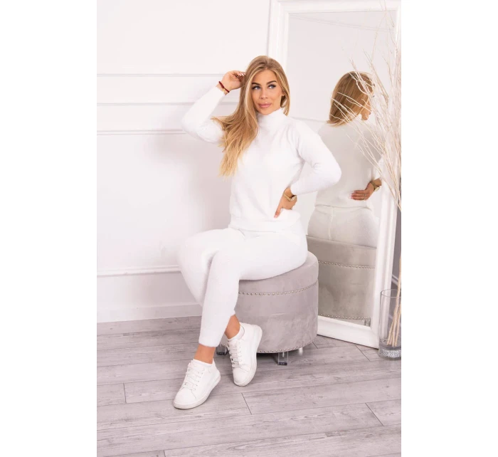 Dvoudílný svetrový set alpaka ecru Dvoudílný svetrový set alpaka ecru