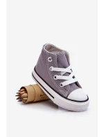 Dětské Vysoké Tenisky Šedá Filemon Dětské Vysoké Tenisky Šedá Filemon