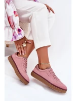 Semišové Dámské Tenisky Růžové model 21703337 - Daniel Lopez Just Dare Semišové Dámské Tenisky Růžové model 21703337 - Daniel Lopez Just Dare