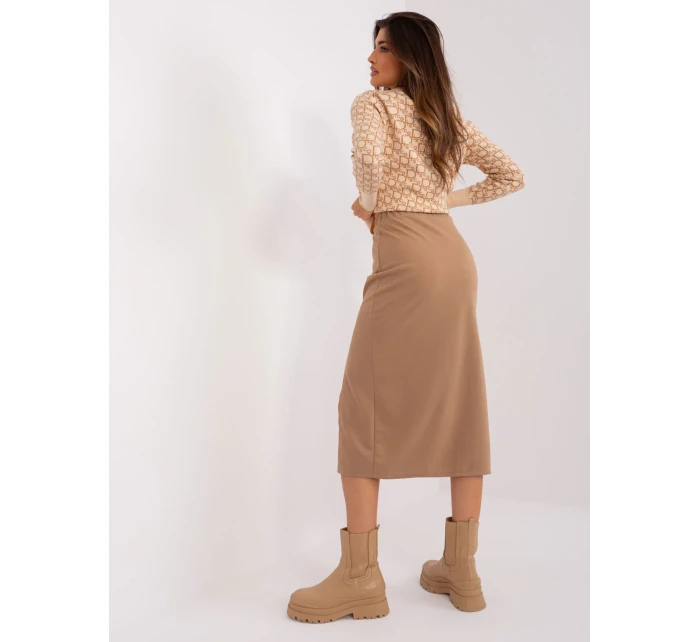 Sukně LK SD 509445.72P velbloud