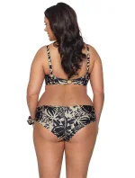 Dámské plavkové kalhotky brazilky SF model 20497977 Mocca s černou - Ava