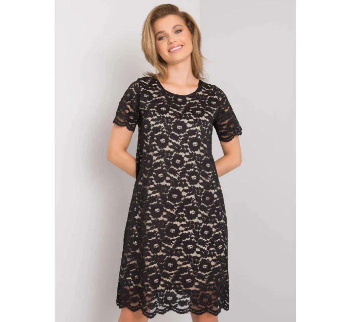 Dámské šaty LK SK model 20557264 černé - Lakerta Dámské šaty LK SK model 20557264 černé - Lakerta