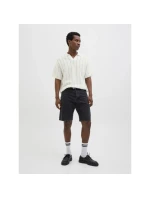 Jack&Jones pánská košile JORPAROS KNIT ESTER SS CROCHET POLO 12272562 SEA SALT