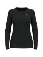 Odlo BL TOP crew neck l/s MERINO 200 dámské tričko velikost S Black