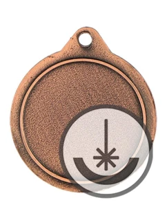 Medal grawerowany laserem- RMI