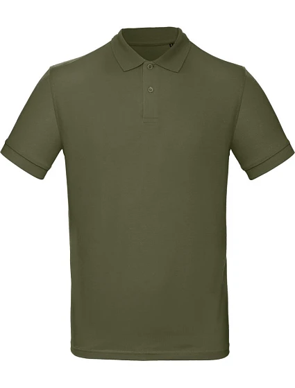 B&C Inspire Polo /men_° Pánské piqué polo z bio bavlny 01.0430 urban khaki B&C Inspire Polo /men_° Pánské piqué polo z bio bavlny 01.0430 urban khaki