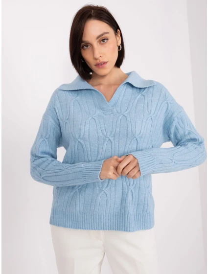 Sweter AT SW  jasny niebieski model 19005959 - FPrice