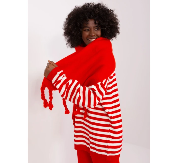 Szalik AT SZ model 19341570 czerwony - FPrice