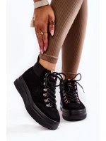 Boty Cross Jeans KK2R4074C Černé Boty Cross Jeans KK2R4074C Černé