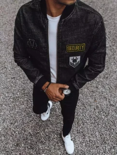 Pánská černá bunda FashionStreet TX4107