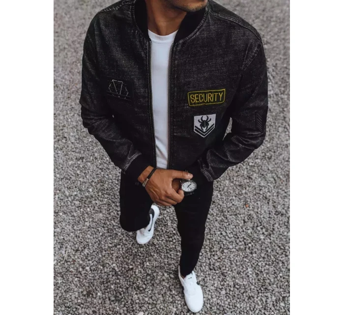 Pánská černá bunda FashionStreet TX4107