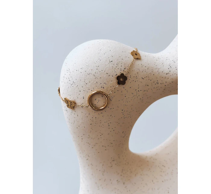 MARIPOSA náramek ve zlaté barvě FashionStreet LY0096