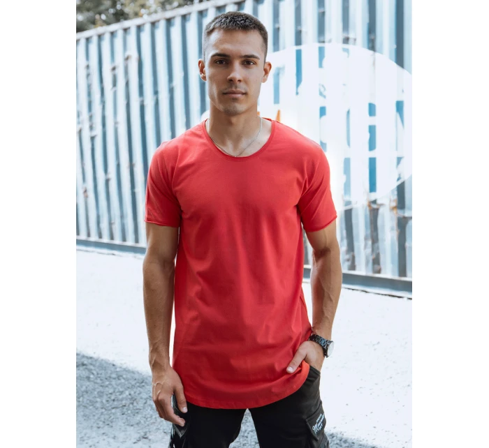 Pánské červené tričko Dstreet model 21978249 - FashionStreet